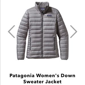 Patagonia women’s down sweater jacket